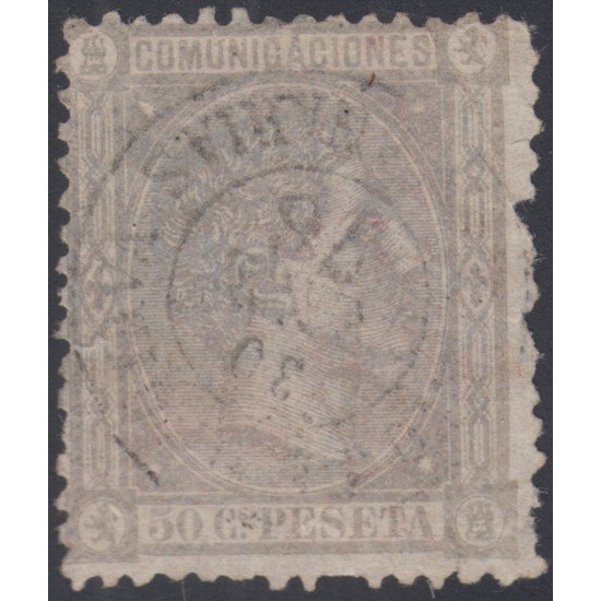 España Spain 168 ( 162/71 ) 1875 Alfonso XII Usado España Spain 168 ( 162/71 ) 1875 Alfonso XII Usado