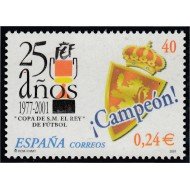 España Spain 3805 2001 XXV DE LA Copa S.M. El Rey de Fútbol MNH España Spain 3805 2001 XXV DE LA Copa S.M. El Rey de Fútbol MNH