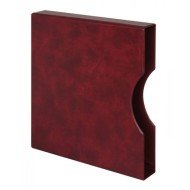 Lindner 814-W Estuche para album de anillas REGULAR, rojo vino Lindner 814-W Estuche para album de anillas REGULAR, rojo vino
