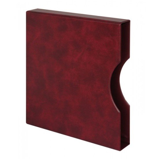 Lindner 814-W Estuche para album de anillas REGULAR, rojo vino