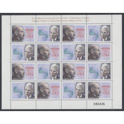 España Spain 3964/65 2003 Premios Nobel españoles en hojita MNH