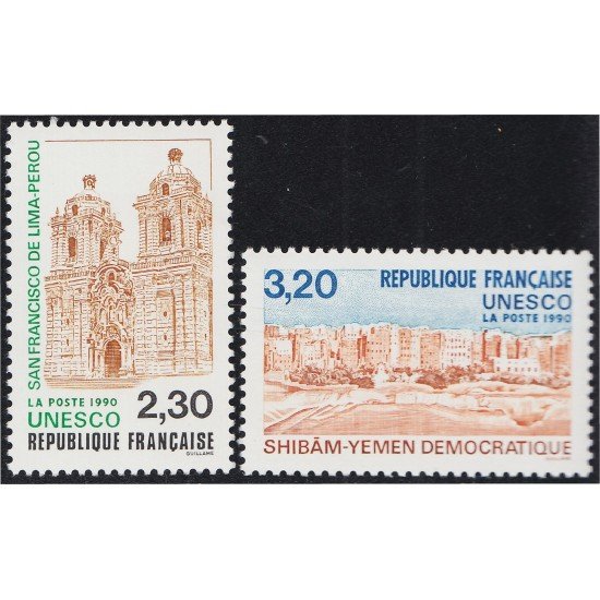 France Francia Servicios 102/03 1990 UNESCO Patrimonio Universal Lujo