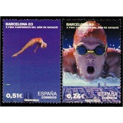 España Spain 3989/90 2003 Campeonatos del Mundo de Natación Barcelona MNH España Spain 3989/90 2003 Campeonatos del Mundo de Natación Barcelona MNH