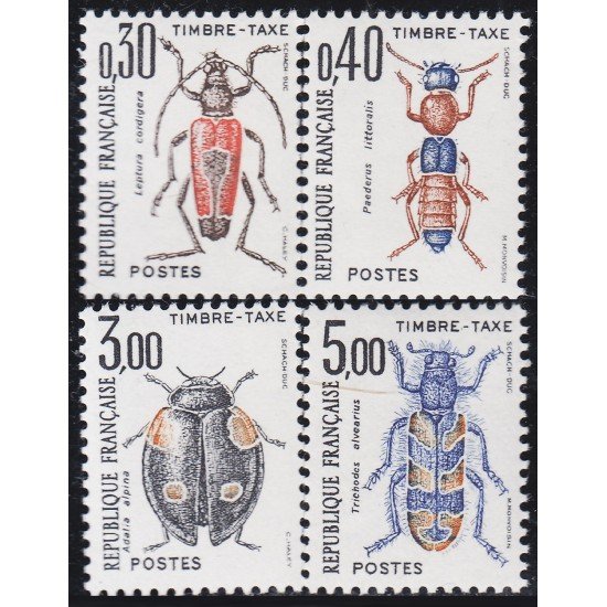 FAU5/S France Francia Tasas 109/12 1983 Insectos Coleópteros MNH
