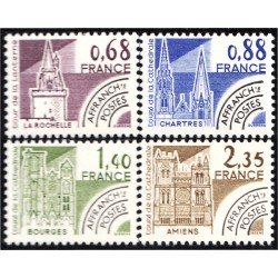 France Francia Preobliterados P- 162/65 1979 Monumentos históricos Lujo France Francia Preobliterados P- 162/65 1979 Monumentos históricos Lujo
