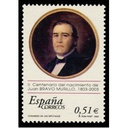 España Spain 3994 2003 II Centenario del nacimiento de Juan Bravo Murillo MNH