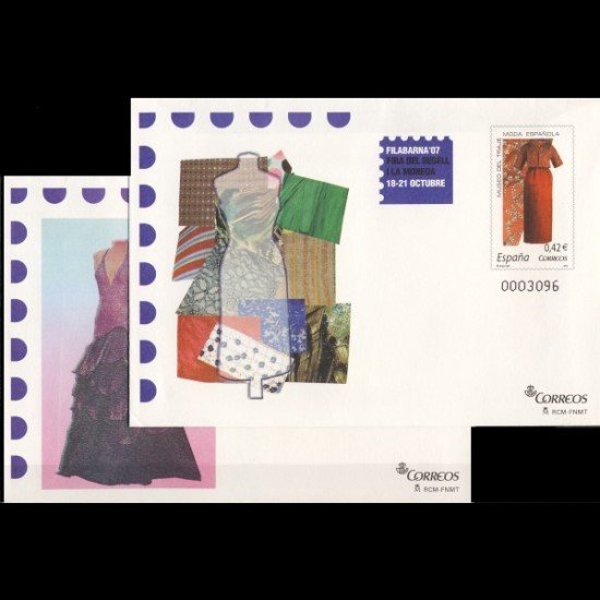 Sobres Enteros Postales 118/19 Filabarna 2007 Moda