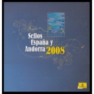 Libro Album Oficial de Sellos España y Andorra 2008