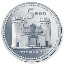 España Spain 2011 5 euros Capitales de provincia Badajoz Plata Ag España Spain 2011 5 euros Capitales de provincia Badajoz Plata Ag