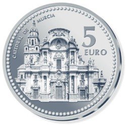 España Spain 2011 5 euros Capitales de provincia Murcia Plata Ag