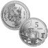 España Spain 2011 5 euros Capitales de provincia Teruel Plata Ag