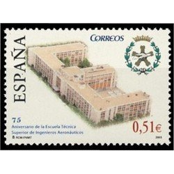 España Spain 4024 2003 LXXV Aniversario de la Escuela Técnica Superior de Ingenieros Aeronáuticos MNH