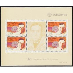 Portugal HB 41 1983 Europa Obras del género humano Prof. Egas Moniz MNH Portugal HB 41 1983 Europa Obras del género humano Prof. Egas Moniz MNH