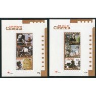 CIN/S Portugal HB 121/22 1996 Cent. del cine 2 hojitas Bloque 3 val. cada una nº 2112/14 + nº 2115/17 Lujo CIN/S Portugal HB 121/22 1996 Cent. del cine 2 hojitas Bloque 3 val. cada una nº 2112/14 + nº 2115/17 Lujo