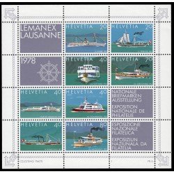 Suiza Switzerland  HB 23 1978 Exposición Filatélica Nacional Lemanex 78 MNH