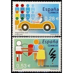 España Spain 4150/51 2005 Valores cívicos MNH