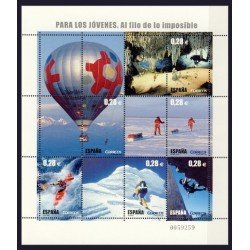 España Spain 4193 2005 Para los jóvenes Al filo de lo Imposible MNH