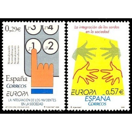 España Spain 4261/62 2006 Europa MNH