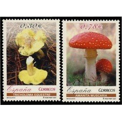 España Spain 4337/38 2007 Setas Micología MNH