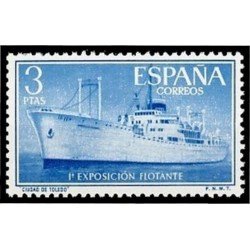 España Spain 1191 1956 Exposición flotante en el buque Ciudad de Toledo MNH