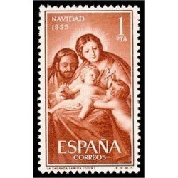 España Spain 1253 1959 Navidad Christmas MNH