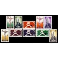 España Spain 1280/89 1960 1er Congreso internacional de filatelia MNH España Spain 1280/89 1960 1er Congreso internacional de filatelia MNH