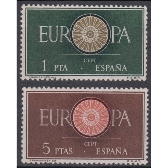 España Spain 1294/95 1960 Europa-CEPT MNH España Spain 1294/95 1960 Europa-CEPT MNH