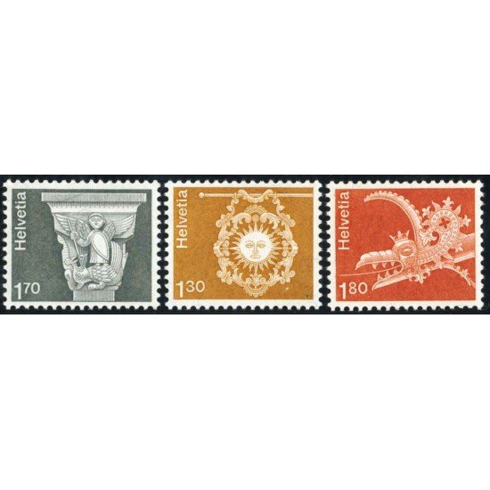 FAU/S Suiza Switzerland 918/20 1973 Serie Arquitectura y trabajo artesanal MNH FAU/S Suiza Switzerland 918/20 1973 Serie Arquitectura y trabajo artesanal MNH