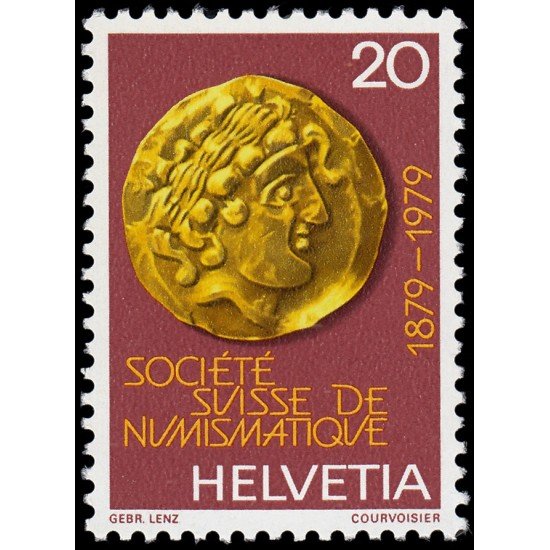 VAR1/S Suiza Switzerland 1092 1979 Centº de la Sociedad Suiza de numismática Moneda del S.II a d C MNH VAR1/S Suiza Switzerland 1092 1979 Centº de la Sociedad Suiza de numismática Moneda del S.II a d C MNH