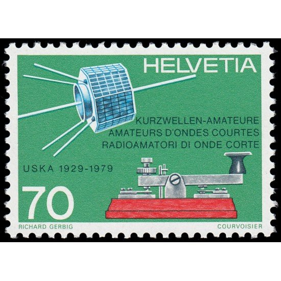 ATS/VAR1/S Suiza Switzerland 1094 1979 50 Aniv. de la Unión suiza de radioaficionados de onda corta MNH ATS/VAR1/S Suiza Switzerland 1094 1979 50 Aniv. de la Unión suiza de radioaficionados de onda corta MNH