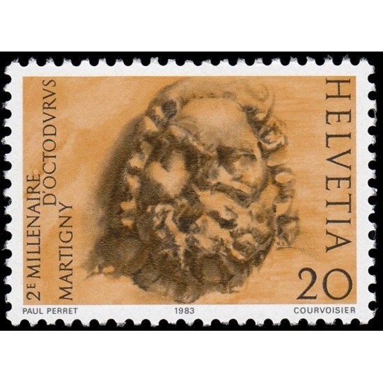 Suiza Switzerland 1185 1983 Bimilenari de Octodurus Martigny Marquesina MNH Suiza Switzerland 1185 1983 Bimilenari de Octodurus Martigny Marquesina MNH