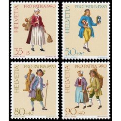 Suiza 1343/46 1990 Pro patria 700 Años de arte y cultura MNH Suiza 1343/46 1990 Pro patria 700 Años de arte y cultura MNH