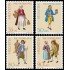 Suiza 1343/46 1990 Pro patria  700 Años de arte y cultura MNH