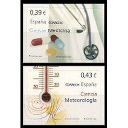 España Spain 4384/85 2008 Ciencia MNH