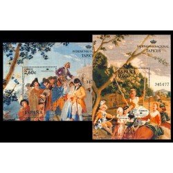 España Spain 4427/28 2008 Patrimonio tapices MNH