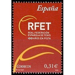 España Spain 4433 2008 Centenario de la Real Federación Española Tenis MNH