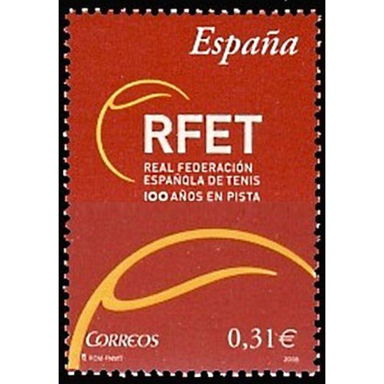 España Spain 4433 2008 Centenario de la Real Federación Española Tenis MNH