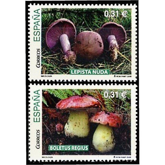 España Spain 4436/37 2008 Micología MNH