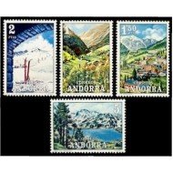 Andorra española 73/76 1972 Paisajes MNH Andorra española 73/76 1972 Paisajes MNH