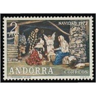 Andorra española 79 1972 Navidad MNH Andorra española 79 1972 Navidad MNH