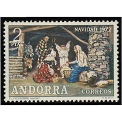 Andorra española 79 1972 Navidad MNH 