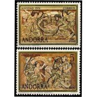 Andorra Española 94/95 1974 Navidad 74 MNH Andorra Española 94/95 1974 Navidad 74 MNH