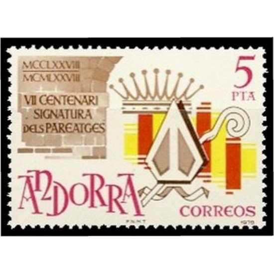 Andorra Española 119  1978 Pereatges MNH 