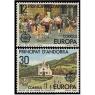 Andorra Española 140/41 1981 Europa MNH Andorra Española 140/41 1981 Europa MNH