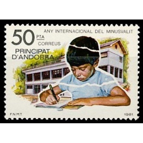 Andorra Española 143 1981 Año Internacional del niño MNH Andorra Española 143 1981 Año Internacional del niño MNH