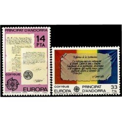 Andorra Española 157/58 1982 Europa MNH Andorra Española 157/58 1982 Europa MNH