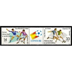 Andorra Española 159/60 1982 España 82 MNH Andorra Española 159/60 1982 España 82 MNH