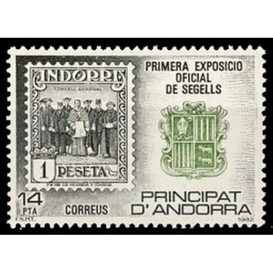 Andorra Española 162 1982 Exposición filatélica MNH 