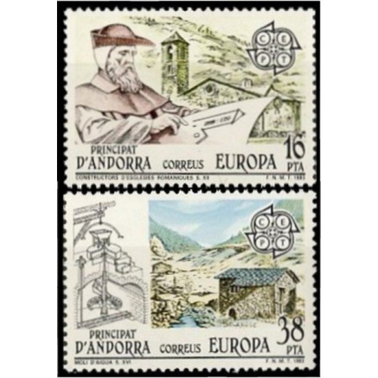 Andorra Española 168/69 1983 Europa MNH 