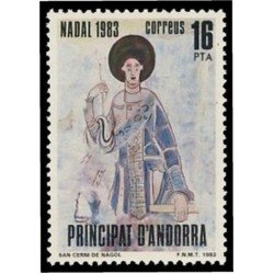 Andorra Española 174 1983 Navidad 83 MNH Andorra Española 174 1983 Navidad 83 MNH
